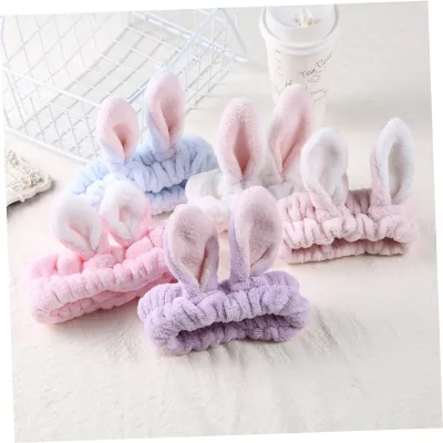 Women's Cute Rabbit Ears Facial Headbands